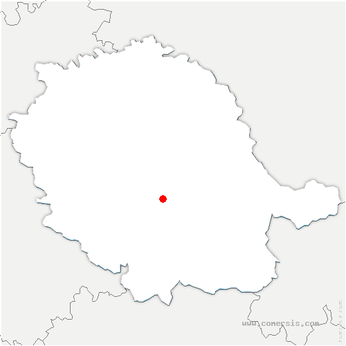 carte de localisation de Peyregoux