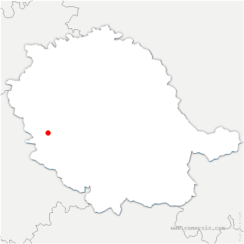 carte de localisation du Pin