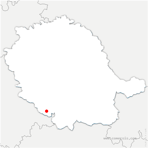 carte de localisation de Poudis