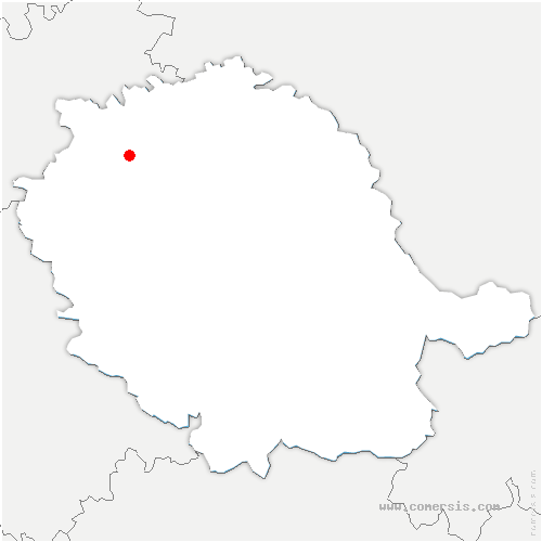 carte de localisation de Saint-Beauzile