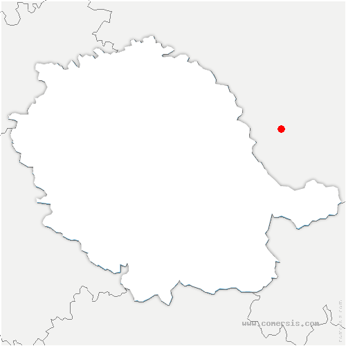 carte de localisation de Saint-Germier