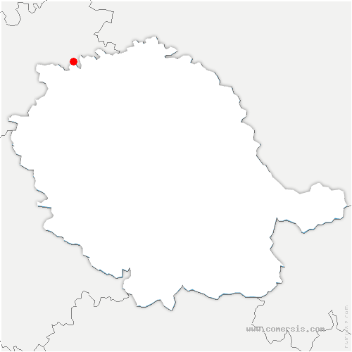 carte de localisation de Saint-Michel-de-Vax