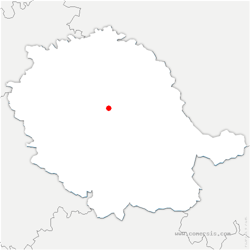 carte de localisation de Savères