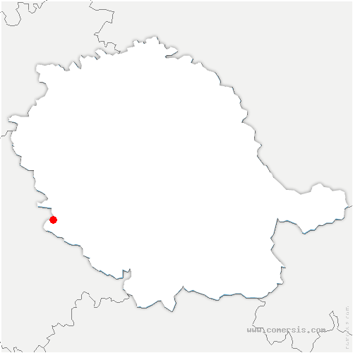 carte de localisation de Teulat