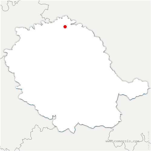 carte de localisation de Trévien