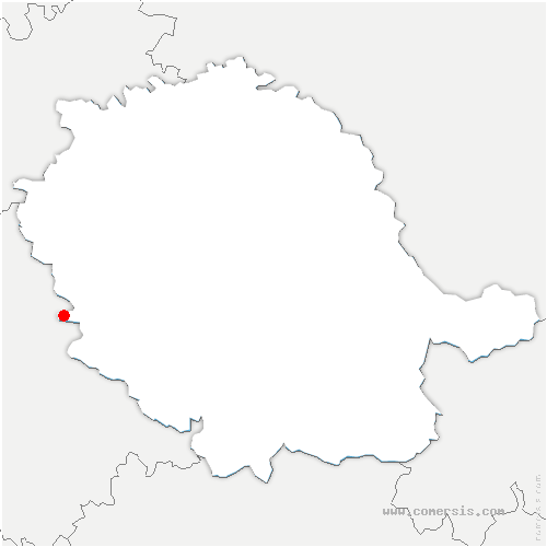 carte de localisation de Verreries-de-Moussans