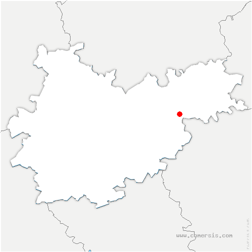 carte de localisation d'Aignes