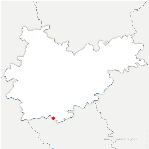 carte de localisation de Aucamville