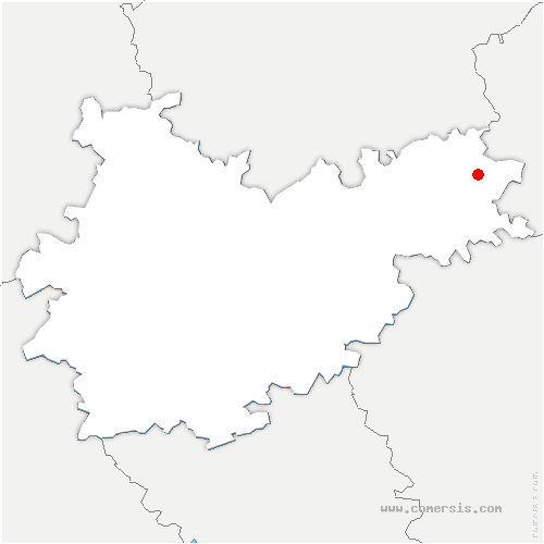 carte de localisation d'Auriac-sur-Vendinelle