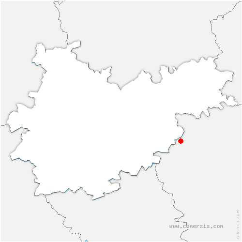carte de localisation d'Aurimont
