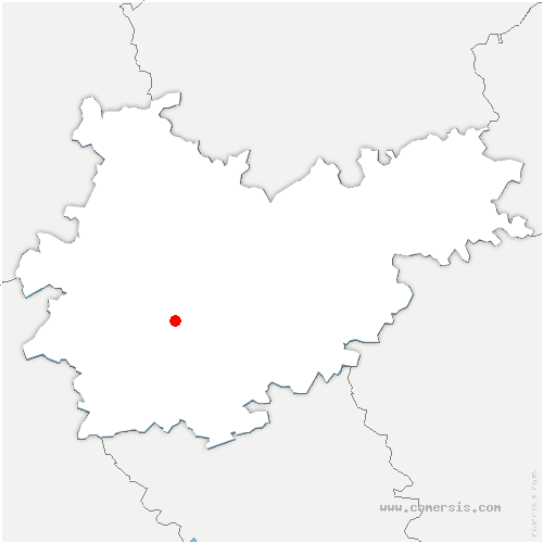 carte de localisation d'Auzas