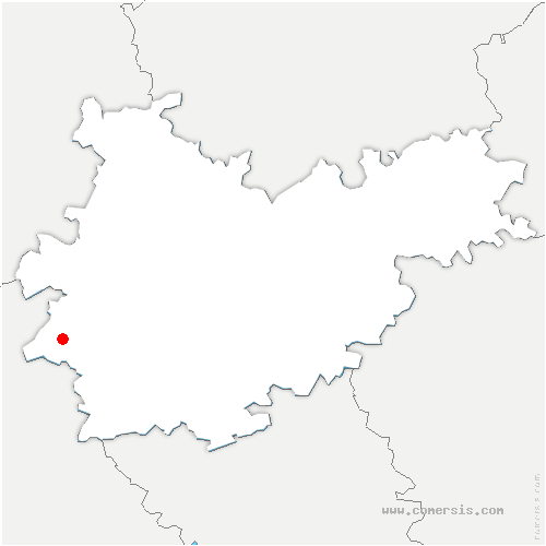 carte de localisation de Balignac