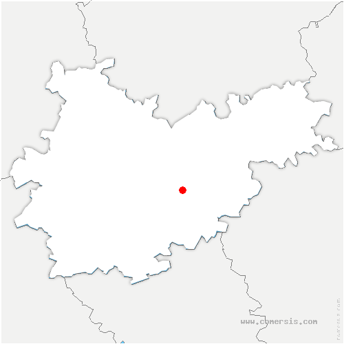 carte de localisation de Bax