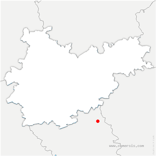 carte de localisation de Beauregard