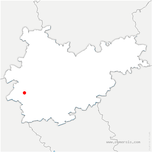 carte de localisation de Belcastel