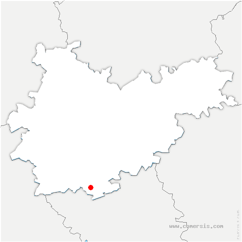 carte de localisation de Belleserre
