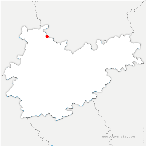 carte de localisation de Belvèze