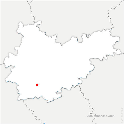 carte de localisation de Bertre