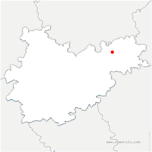 carte de localisation de Bivès