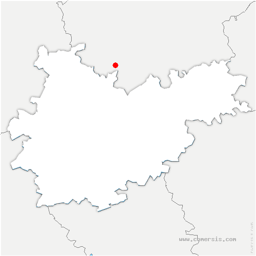 carte de localisation de Blaye-les-Mines