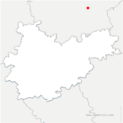carte de localisation de Bondigoux