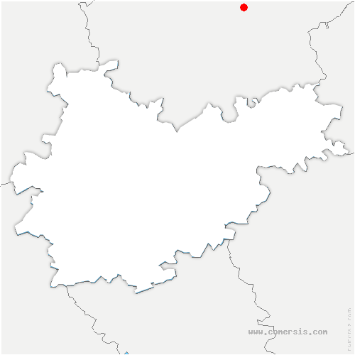 carte de localisation du Born