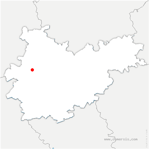carte de localisation de Boudou