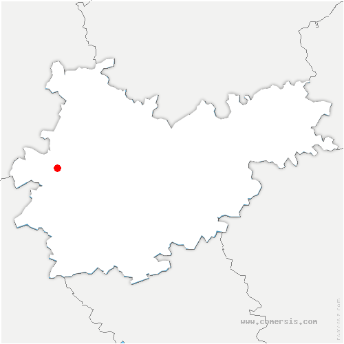 carte de localisation de Boulogne-sur-Gesse