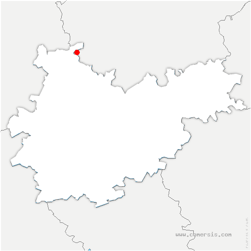 carte de localisation de Bournazel