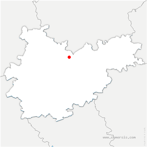 carte de localisation de Cambernard