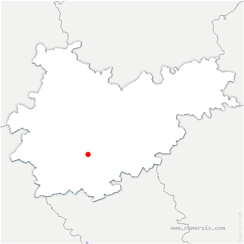 carte de localisation de Cassagne