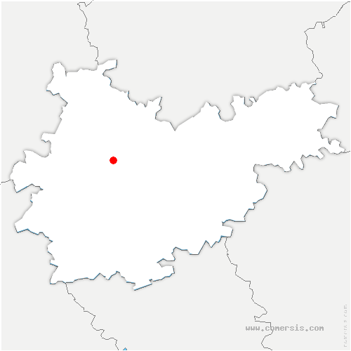 carte de localisation de Castelgaillard