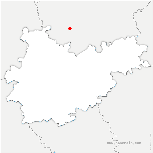 carte de localisation du Castéra