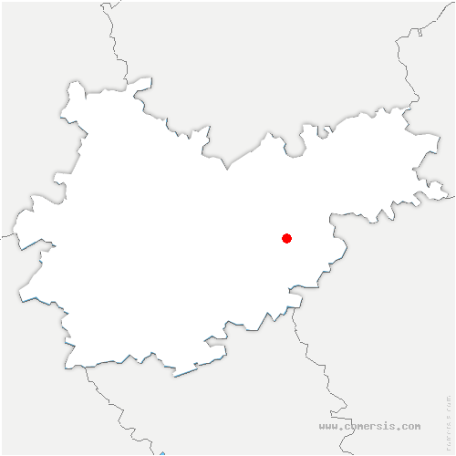 carte de localisation de Caujac