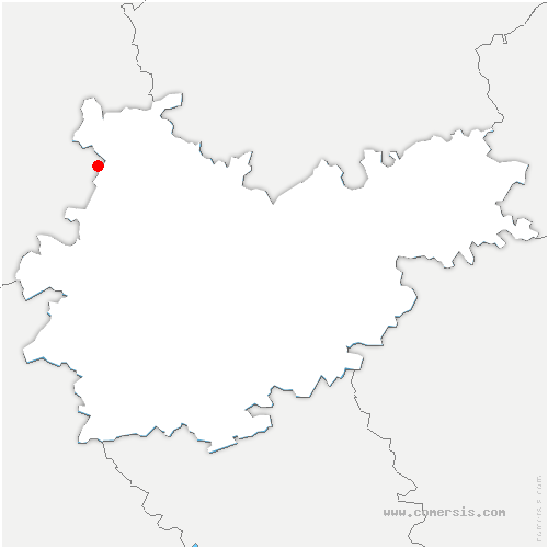 carte de localisation de Cérizols