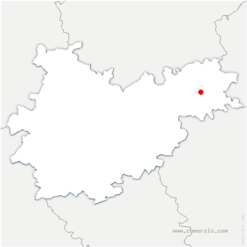carte de localisation de Cessales