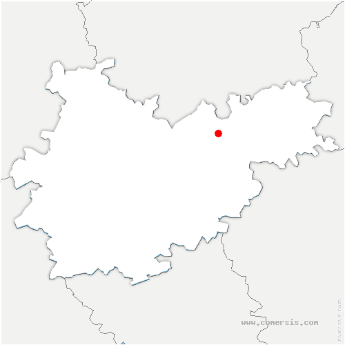 carte de localisation de Clermont-le-Fort