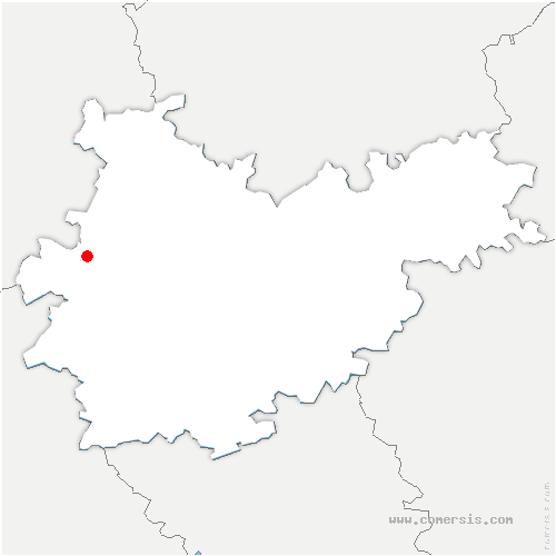 carte de localisation de Coufouleux