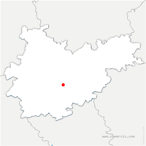 carte de localisation de Couladère