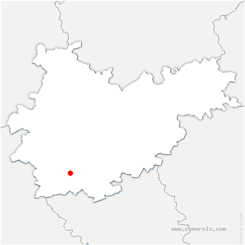 carte de localisation de Cuq-Toulza