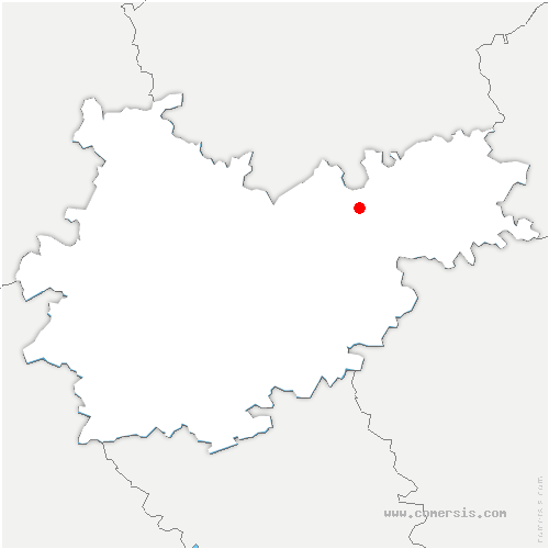 carte de localisation d'Espanès