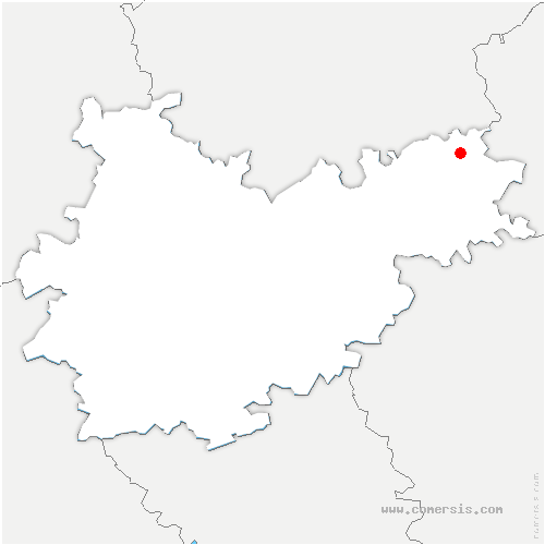 carte de localisation du Faget