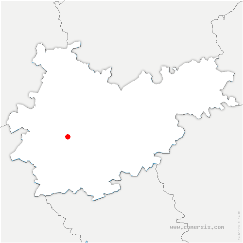 carte de localisation de Fiac
