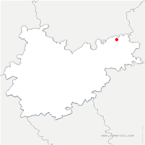carte de localisation de Francarville