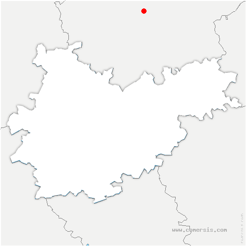 carte de localisation de Fronton