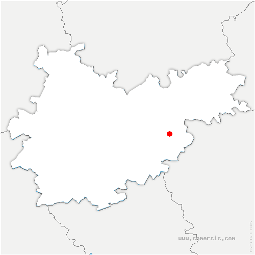 carte de localisation de Gaillac-Toulza