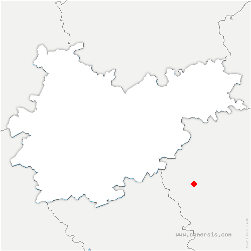 carte de localisation de Garravet