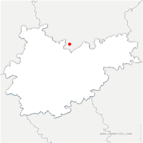carte de localisation du Garric