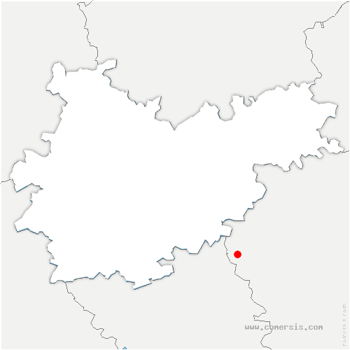 carte de localisation de Gaujan