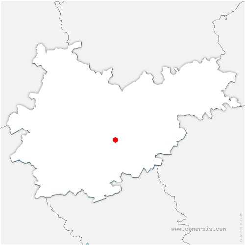 carte de localisation de Gensac-sur-Garonne